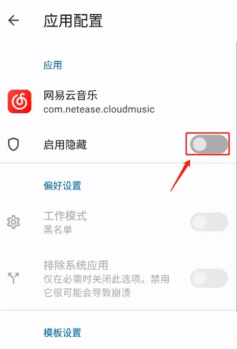 隐藏应用列表最新版本