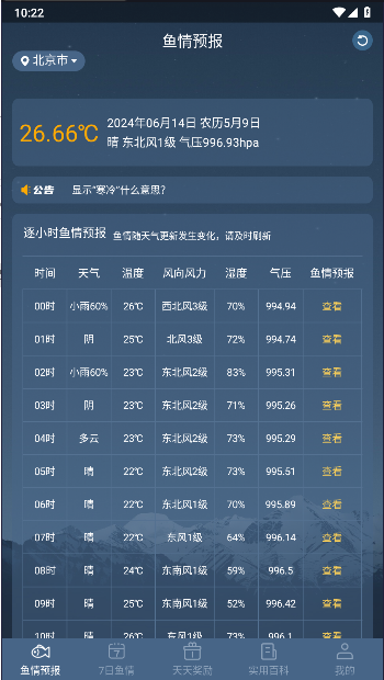 鱼情预报软件不免费
