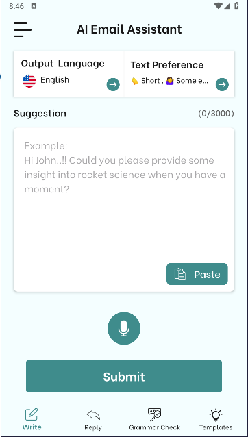 智能AI电子邮件编写器 APP(Smart AI Email Writer)