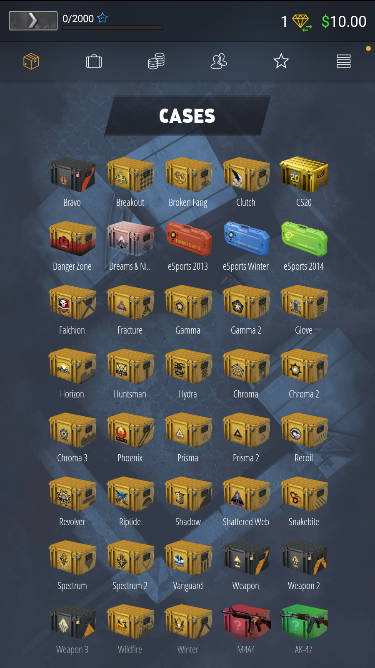 csgo开箱模拟器无限开箱版