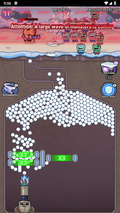雪球子弹倍增器免广告最新版