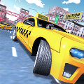 现代城市出租车