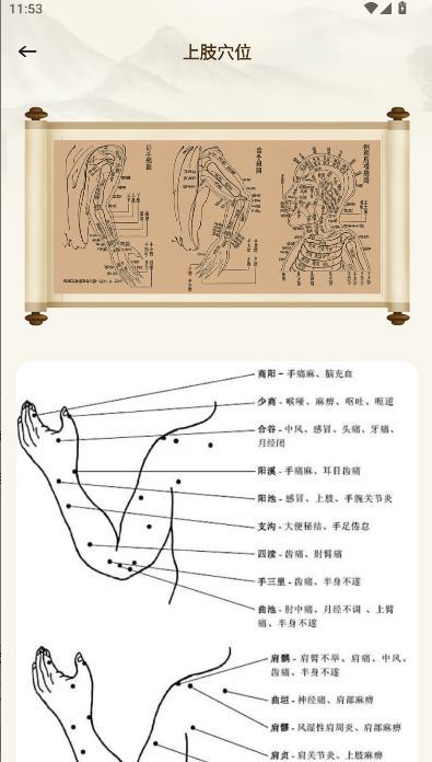 中医经络穴位典籍APP解锁去广告版