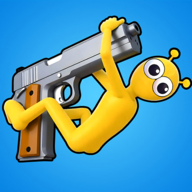 枪械翻转布娃娃射击