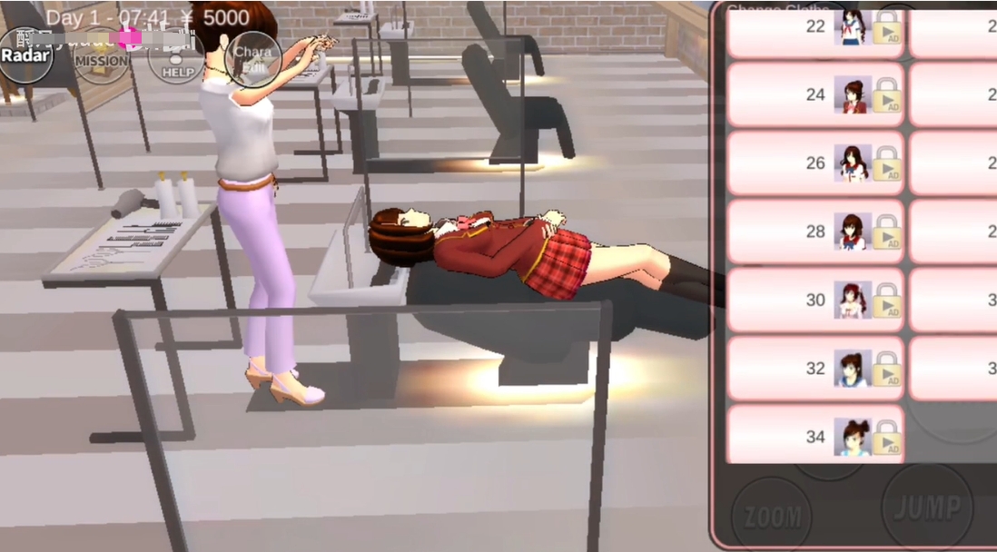 樱花校园模拟器英文版无广告版本(SAKURA SchoolSimulator)