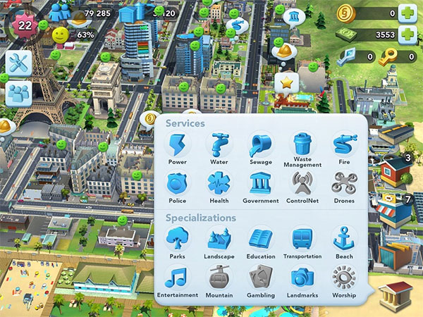 模拟城市我是市长谷歌安卓手机版(SimCity)