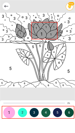 数字填色趣味解压游戏无限提示版