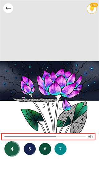 数字填色趣味解压游戏无限提示版