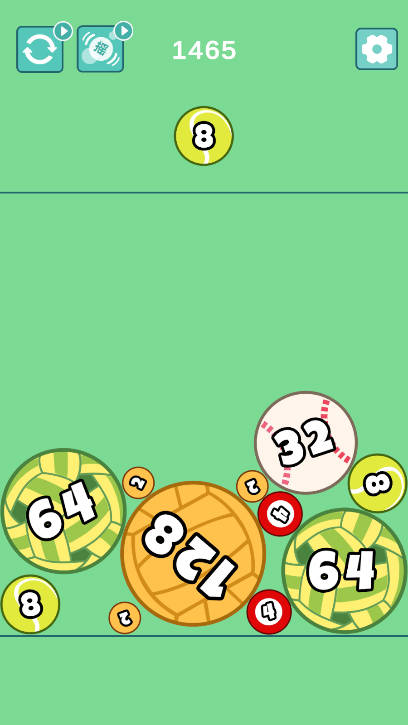 2048合并球最新版v1.0.1(2)