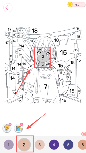 橘玥数字趣味填色