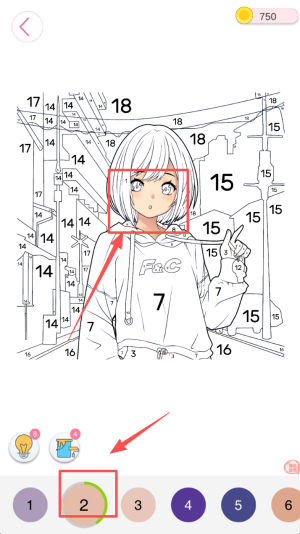 橘玥数字趣味填色