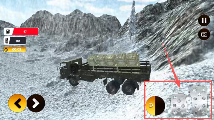雪地卡车货运模拟器