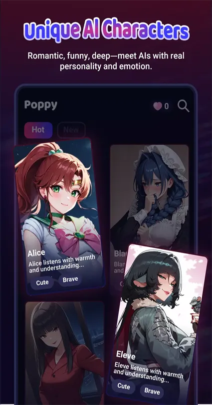 Poppy AI聊天2025手机版v1.0.7(2)