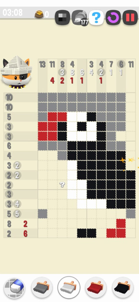 饥饿小猫数字绘画苹果版(Hungry Cat Nonogram)v6.759(4)