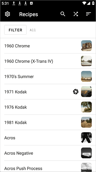fujiXWeekly app