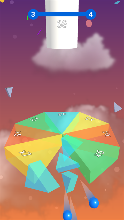 堆栈球小游戏