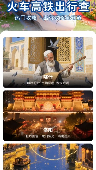 火车高铁出行查
