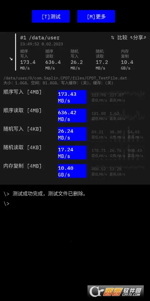 Cross Platform Disk Test(磁盘性能测试软件)v2.3.2(2)