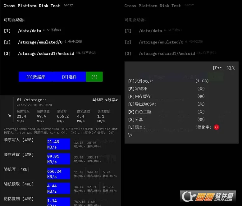 Cross Platform Disk Test(磁盘性能测试软件)