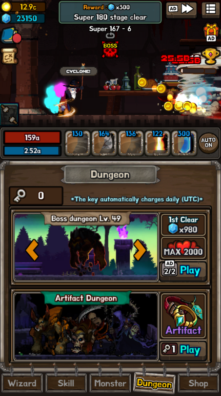 魔法爷爷内置菜单版(Legend of Grandpa : Idle RPG)v2.4.4(4)