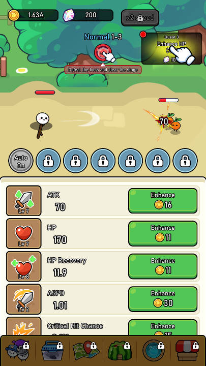 英雄大战水果免广告无限金币版v0.0.4(1)