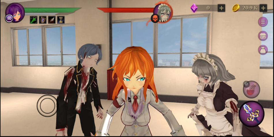 动漫高中僵尸模拟器最新版(Anime High School Zombie)v2.12(2)