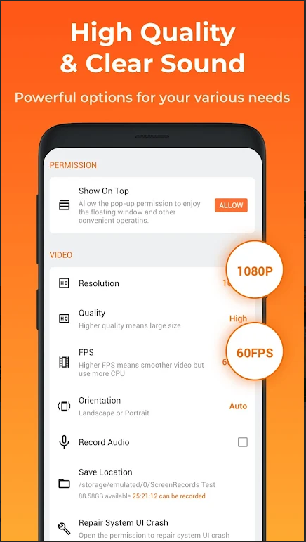 xrecorder录屏大师汉化版v2.4.2(2)