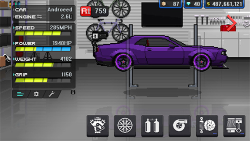 像素赛车手中文内置MOD菜单v1.2.5(3)