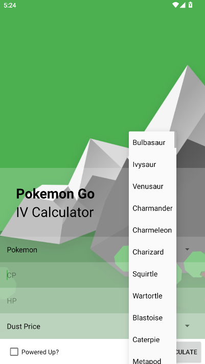 Pokemon个体值计算器APP最新版本v1.0.2(1)