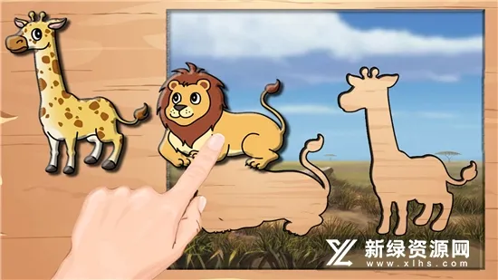 宝宝动物拼图(儿童拼图小游戏)