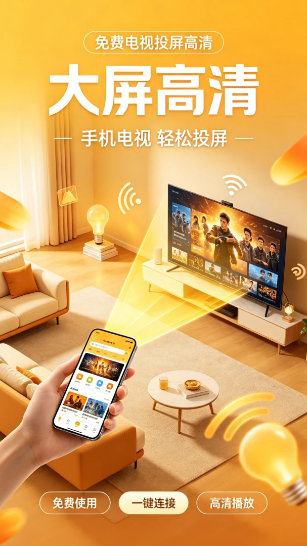 免费电视投屏高清(手机电视投屏)v1.0.1(2)