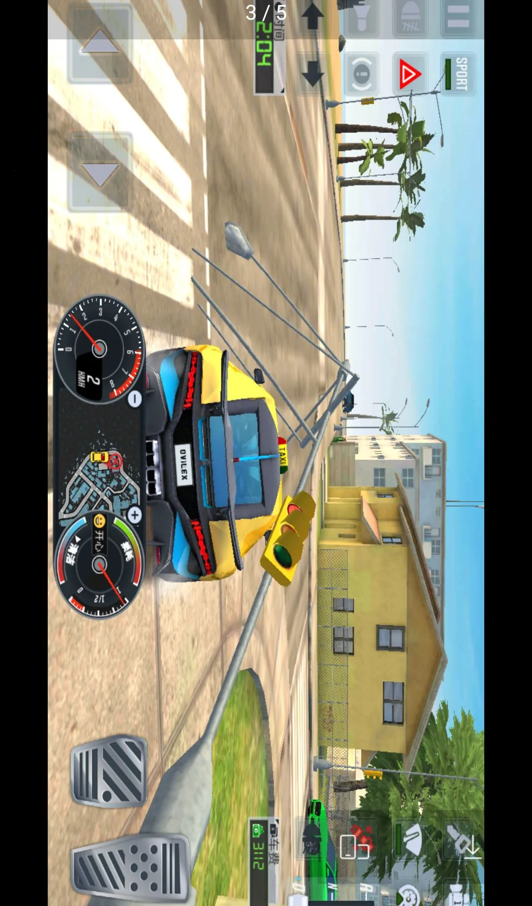 出租车驾驶模拟2020游戏无限金币版最新手机版v1.3.27(3)