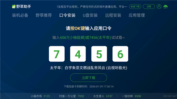 野草助手tv版v2.0.12(1)