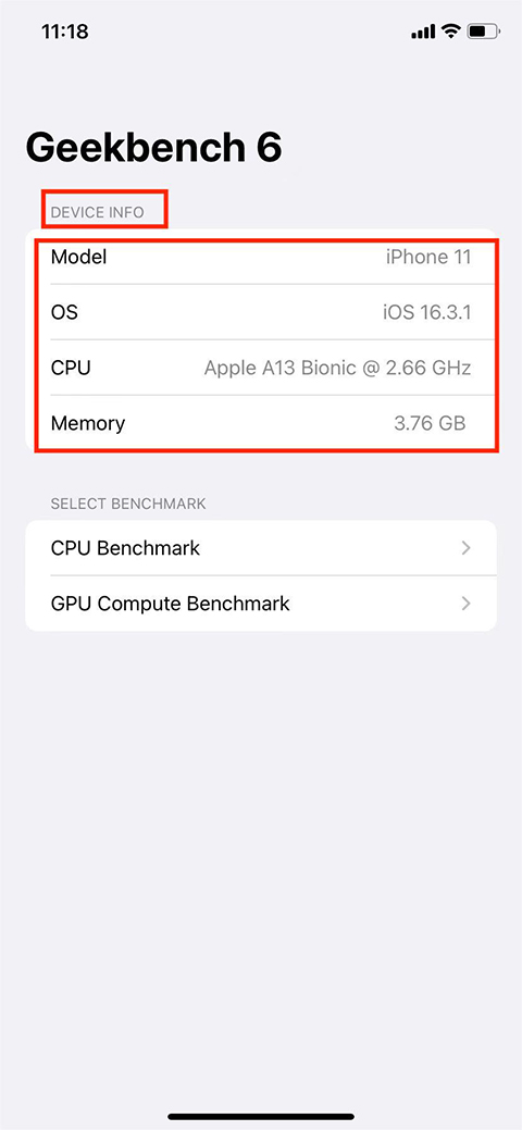 Geekbench6 ios版