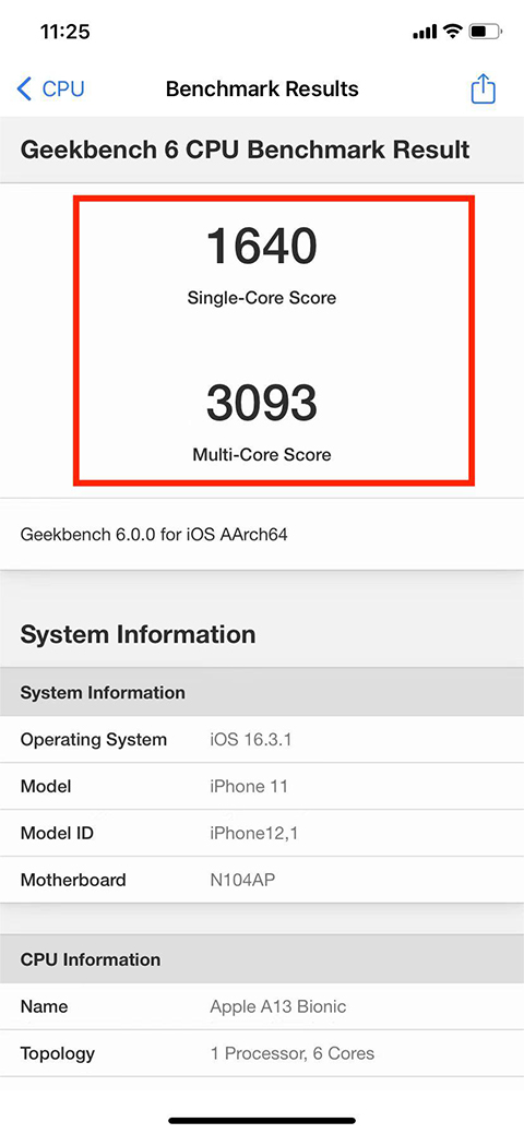 Geekbench6 ios版